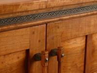 Cherry Chest with Forged Inlay detail 4