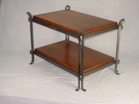Iron and Oak End table