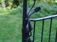 Stone Patio Railing detail