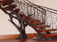 Tree Stair Railing