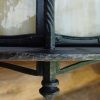 Hand forged wrought iron exterior lantern detail - Rising Sun Forge